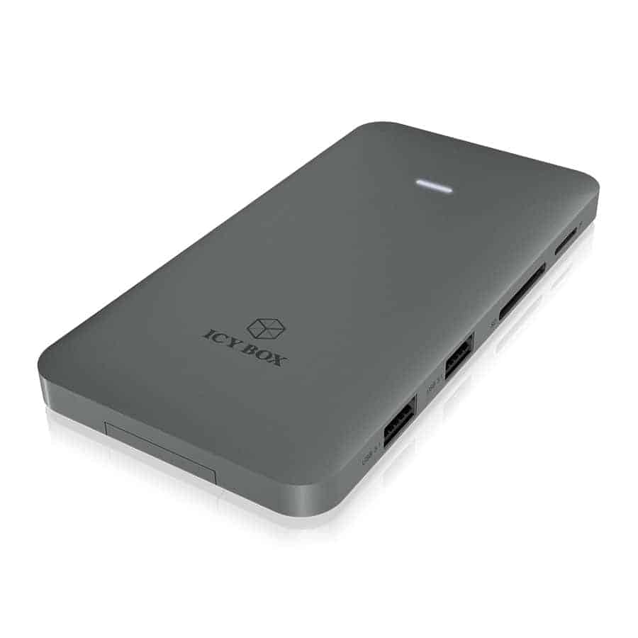 ICY BOX Type-C HDMI 4k Port Replicator with M.2 PCIe slot